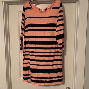 3/4 Sleeve Dress Crown and Ivory